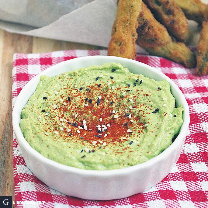 Hummus de aguacate【Receta 100% vegana】 - Guía Recetas